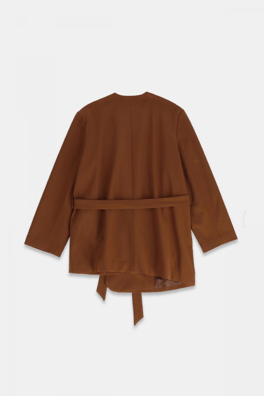 アシンメトリーガウンジャケット　2WAYトロ