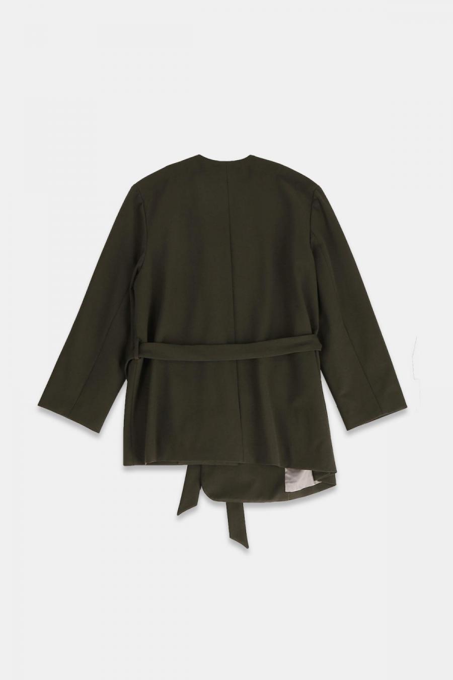 アシンメトリーガウンジャケット　2WAYトロ