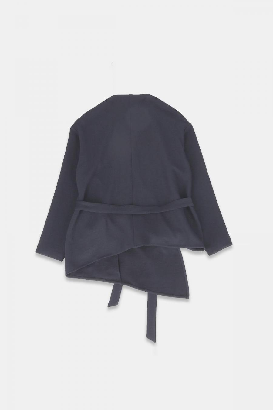 アシンメトリーガウンジャケット　アンティークジョーゼット