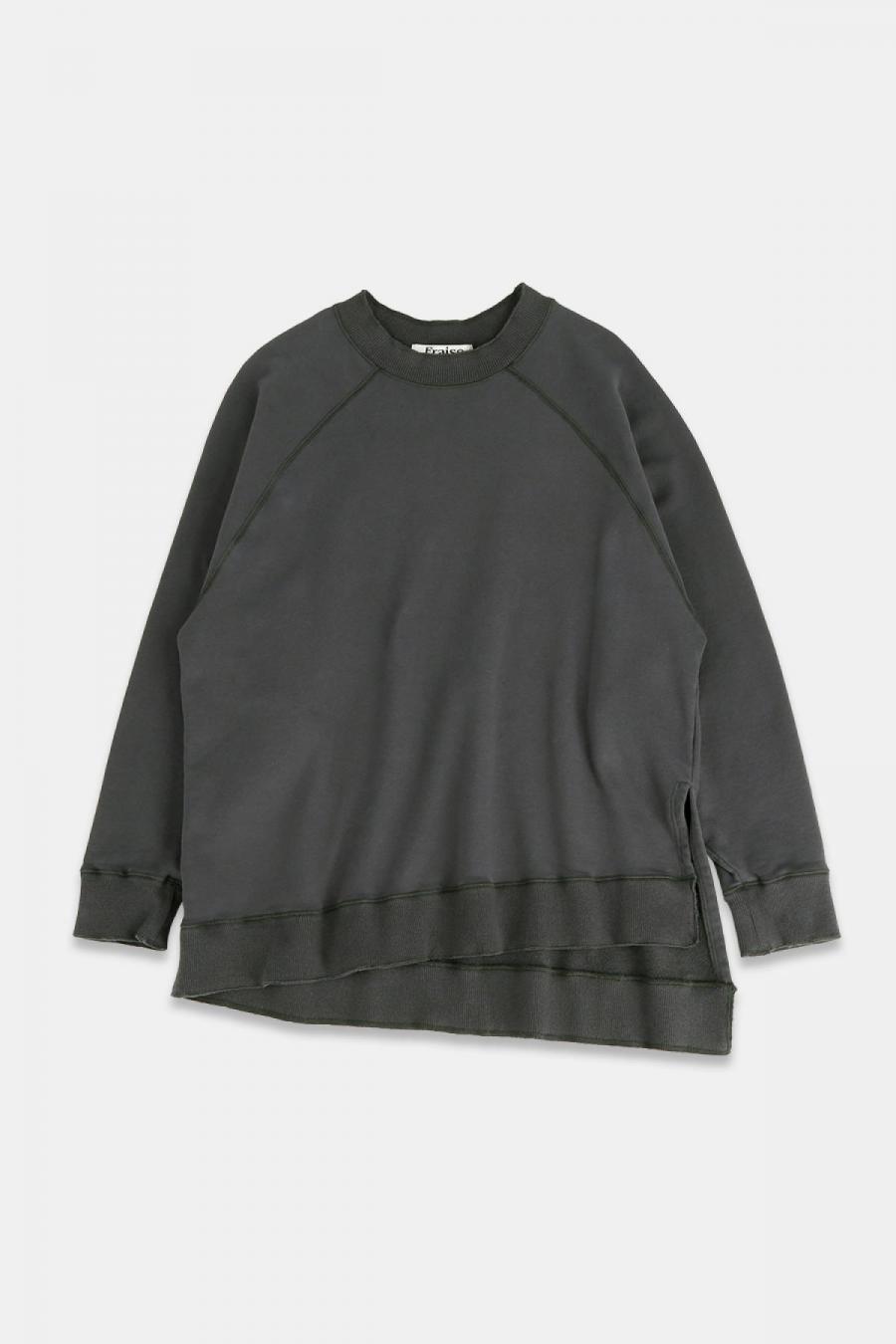 ダイアゴナルカットスウェット　DERABE SHAVE裏毛