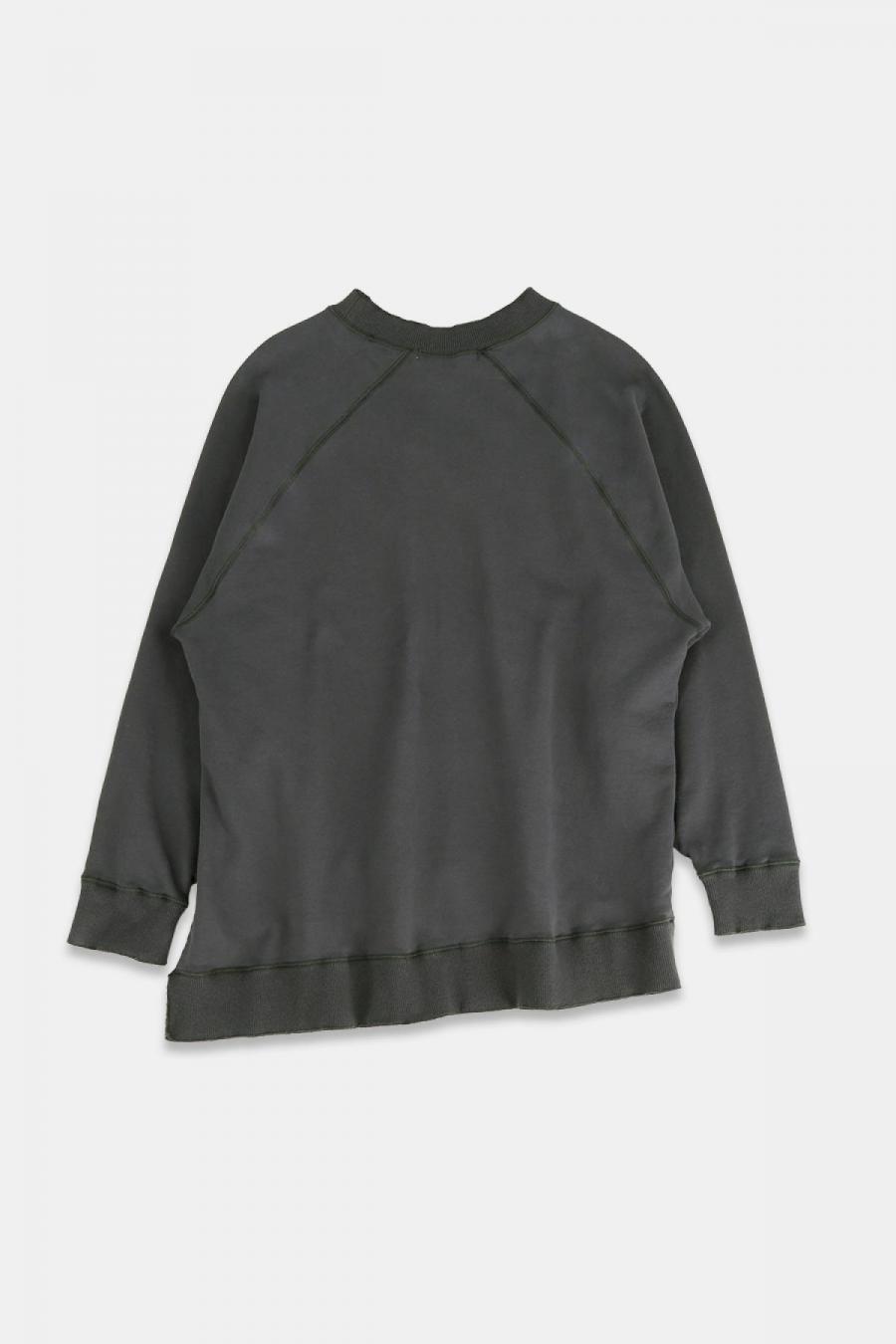 ダイアゴナルカットスウェット　DERABE SHAVE裏毛