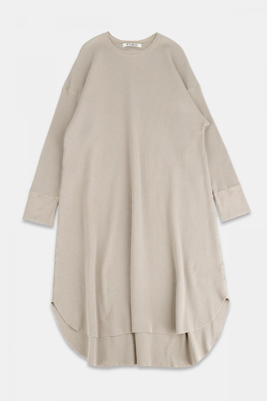 リラックスワンピース スーパーストレッチベアワッフル