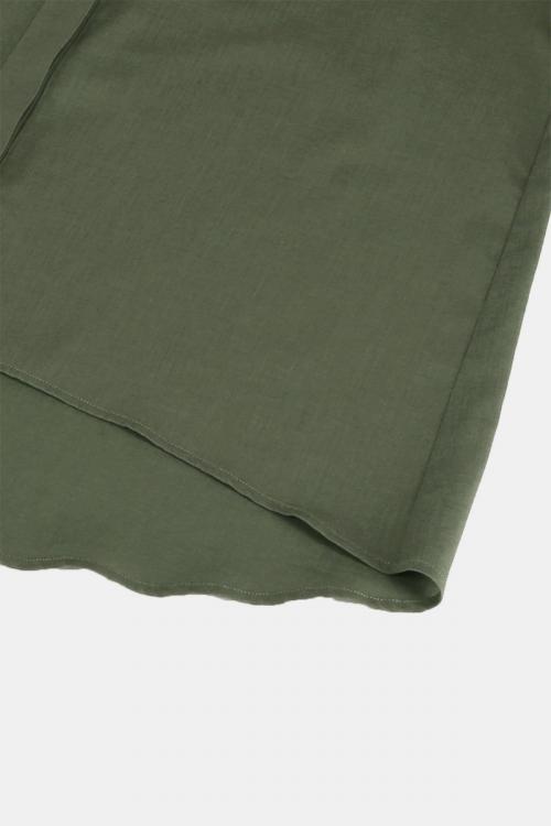 バンドカラーブラウス