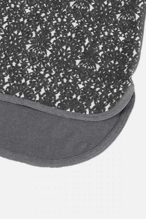 ワンピース　タペスト柄レース切替