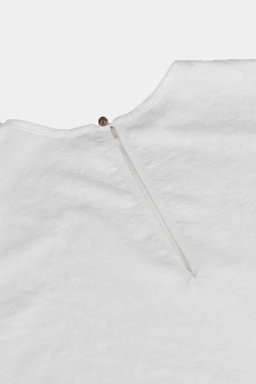 ノースリーブプルオーバー　スカラップレース切替