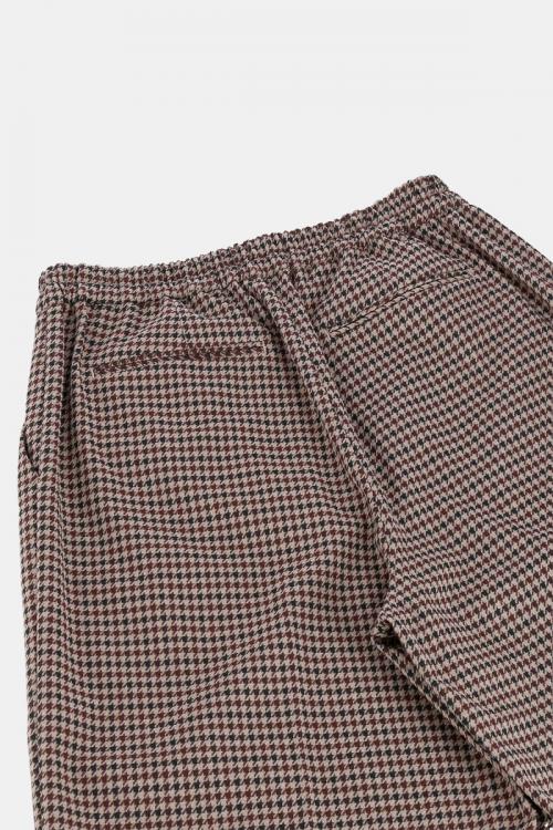 ワイドパンツ　ガンクラブチェック