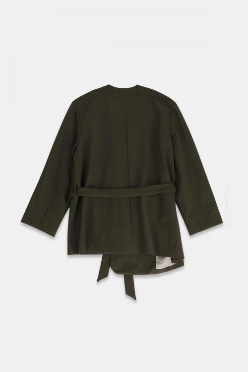 アシンメトリーガウンジャケット　2WAYトロ