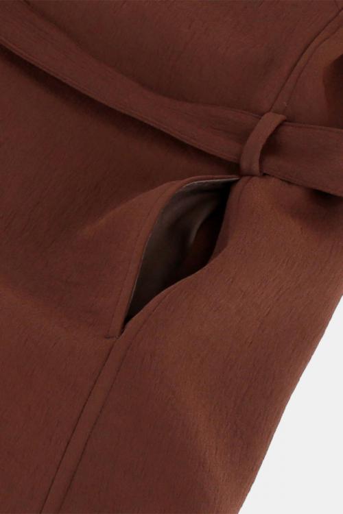 アシンメトリーガウンジャケット　アンティークジョーゼット