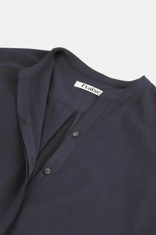 シャツワンピース　ドライツイルワッシャー