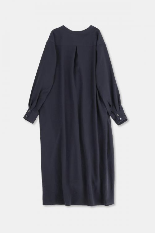 シャツワンピース　ドライツイルワッシャー