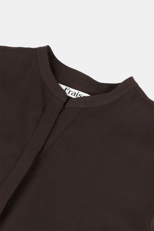 シャツワンピース　ドライツイルワッシャー