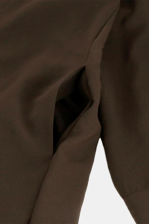 シャツワンピース　ドライツイルワッシャー