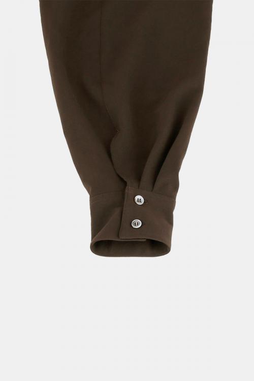 シャツワンピース　ドライツイルワッシャー