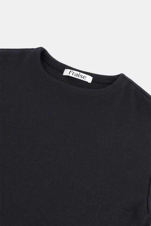 クルーネックプルオーバー　ストレッチカルゼ