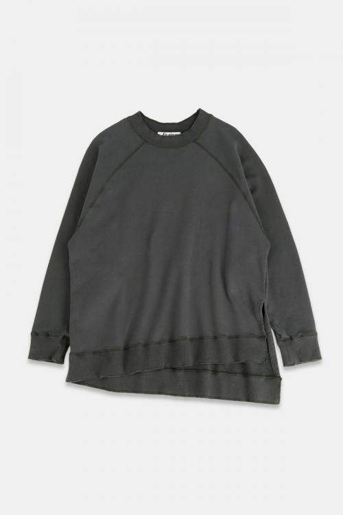 ダイアゴナルカットスウェット　DERABE SHAVE裏毛