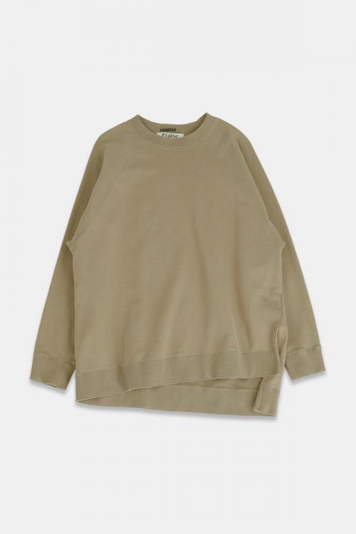 ダイアゴナルカットスウェット　DERABE SHAVE裏毛