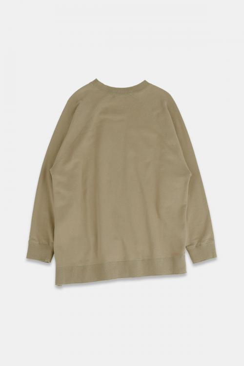 ダイアゴナルカットスウェット　DERABE SHAVE裏毛