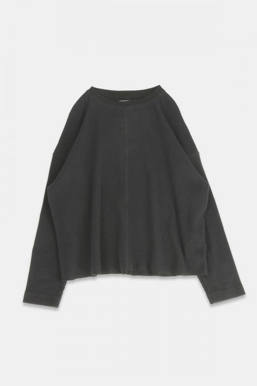 センター切替プルオーバー スーパーストレッチベアワッフル