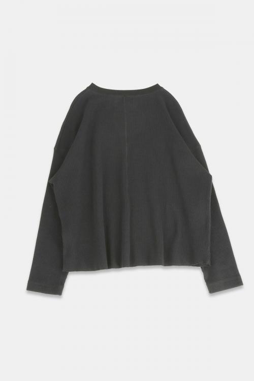 センター切替プルオーバー スーパーストレッチベアワッフル