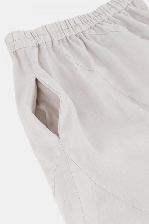 Asymmetric Flared Skirt Lace Switch 