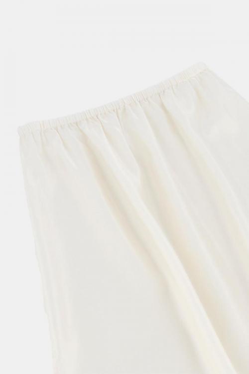 Asymmetric Flared Skirt Lace Switch 