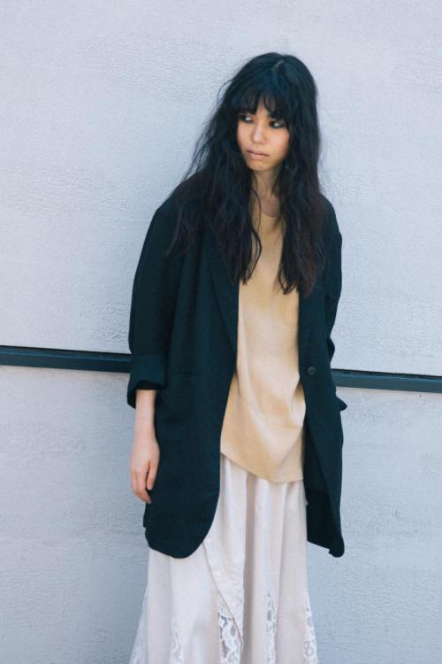 Asymmetric Flared Skirt Lace Switch 